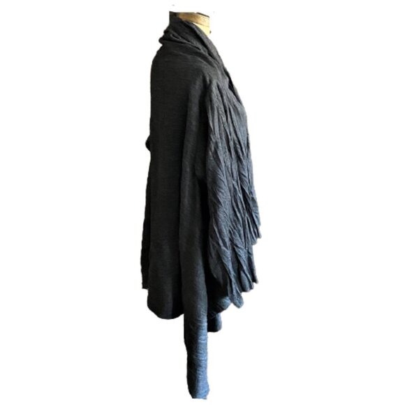 J Jill cascading cardigan sweater kimono style wool blend M - Picture 3 of 11